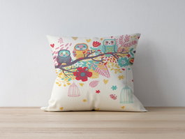 Aberto Design Funda de Cojín a1078 Multicolor 43 x 43 cm